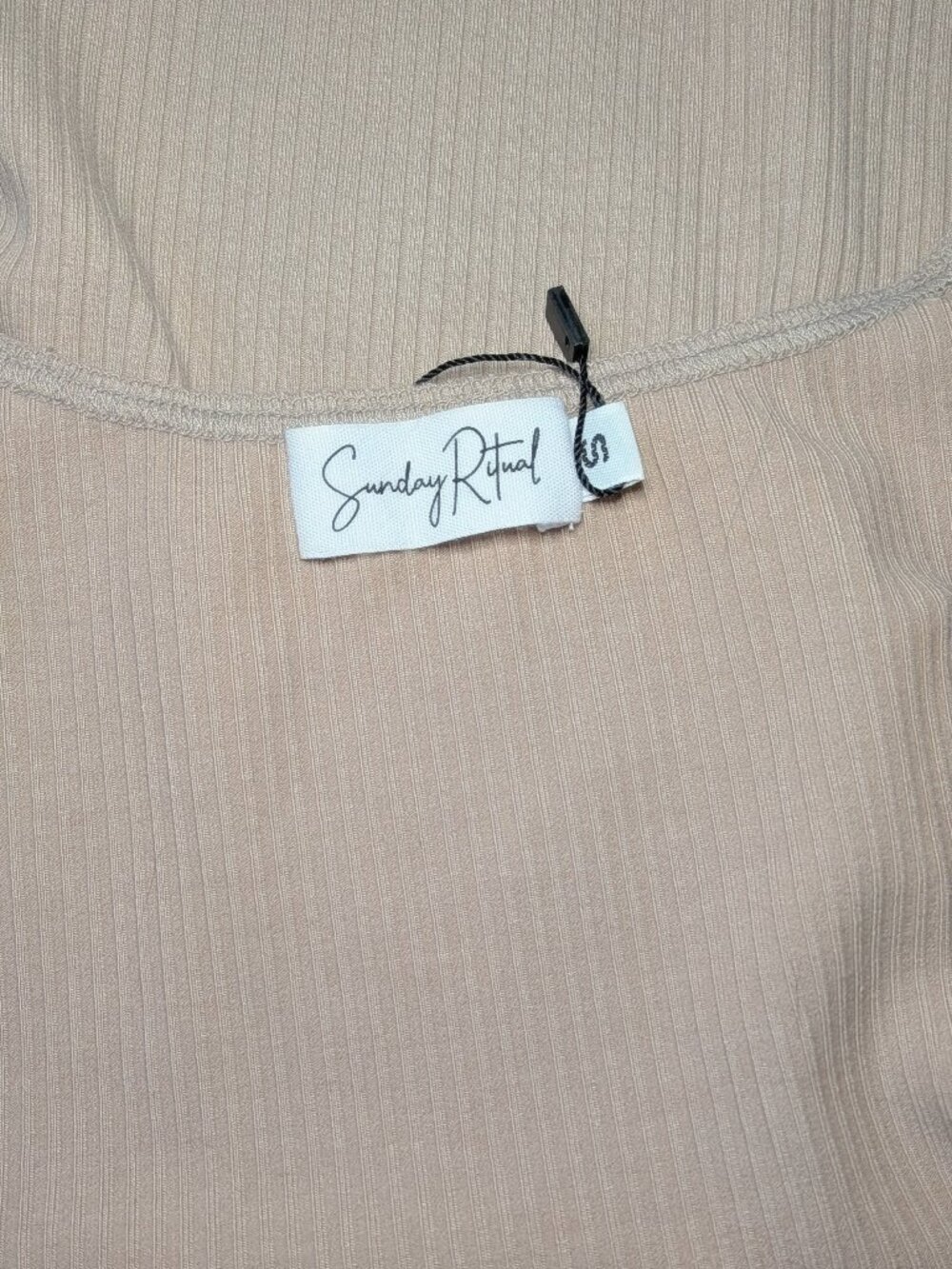 Sunday Ritual Olivia Long Sleeve Rib Top - Picture 3 of 4